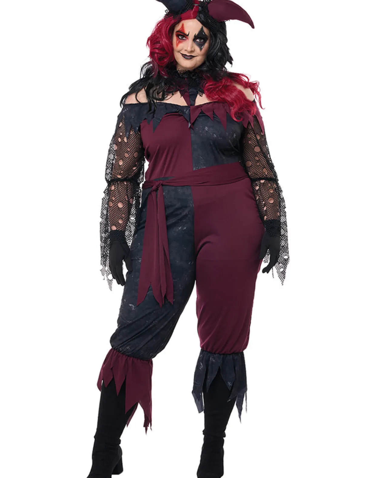California Costumes Psycho Jester Plus Size Womens Costume Hot