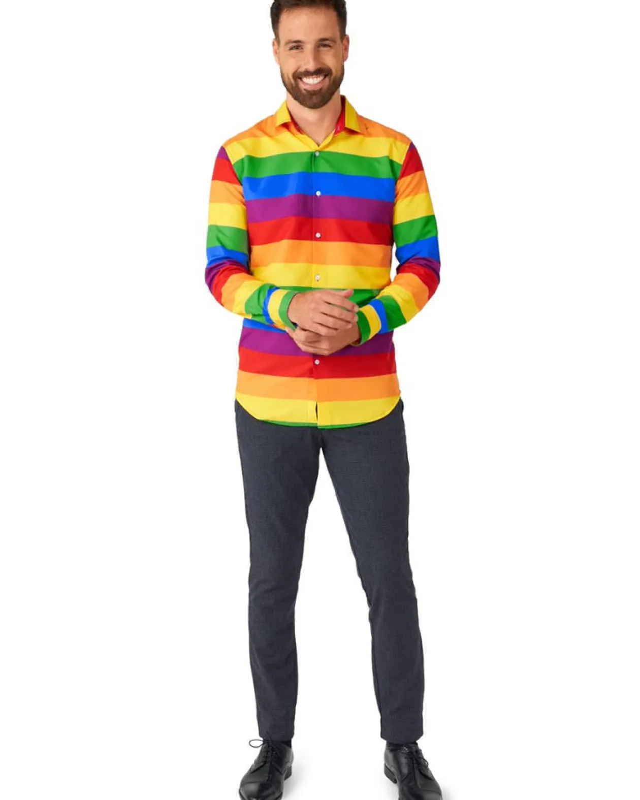 Opposuits Rainbow Mens Suitmeister Shirt Discount