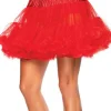 Leg Avenue Red Layered Plus Size Petticoat Fashion