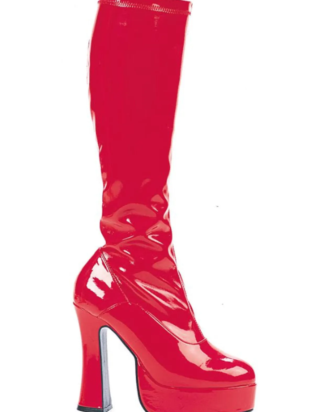 Ellie Shoes Red Platform Go Go Womens Boots New