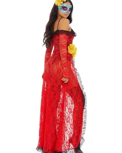 Forplay Reina De Muerte Womens Costume New