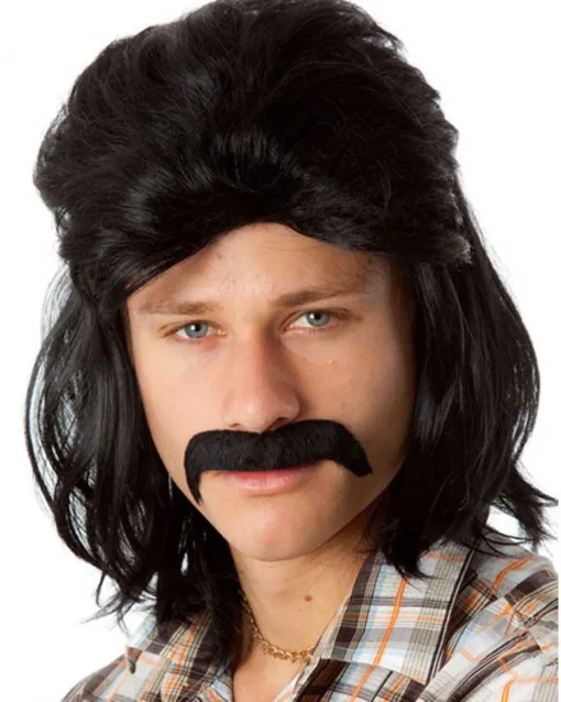 Allaura Wigs and Hair 80S Classic Mullet Wig And Mo Set Best Sale
