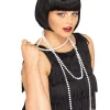 * 1920S Flapper Deluxe Black Bob Wig Sale