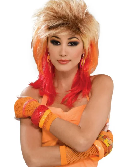 Costume Culture by Franco 80S Glam Multicoloured Wig Best Sale