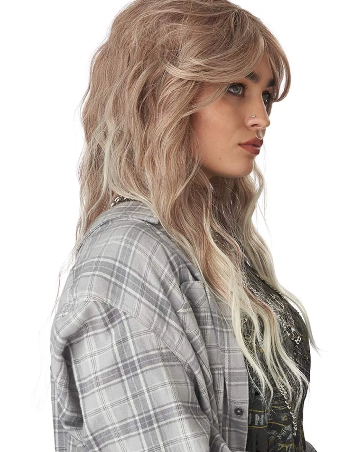 California Costumes 90S Grunge Rocker Long Blonde Wig Best Sale