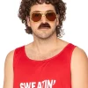 * 70S Stud Deluxe Perm Wig And Moustache Shop