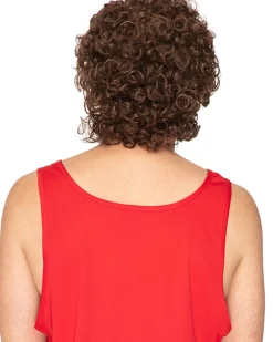 * 70S Stud Deluxe Perm Wig And Moustache Shop