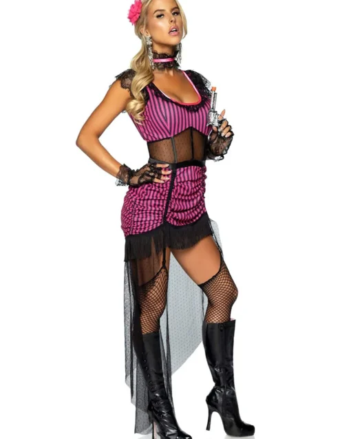 Leg Avenue Saloon Girl Womens Costume Outlet