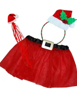 Sweidas Santa Fairy Kids Headband Wand And Tutu Set Hot