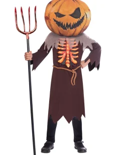 Amscan AU Scary Pumpkin Big Head Kids Costume Sale