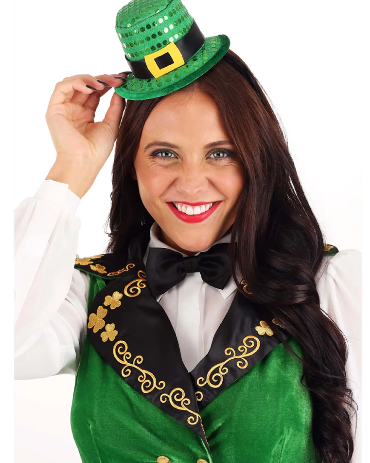 Elope Sequin Mini Leprechaun Hat Headband Clearance