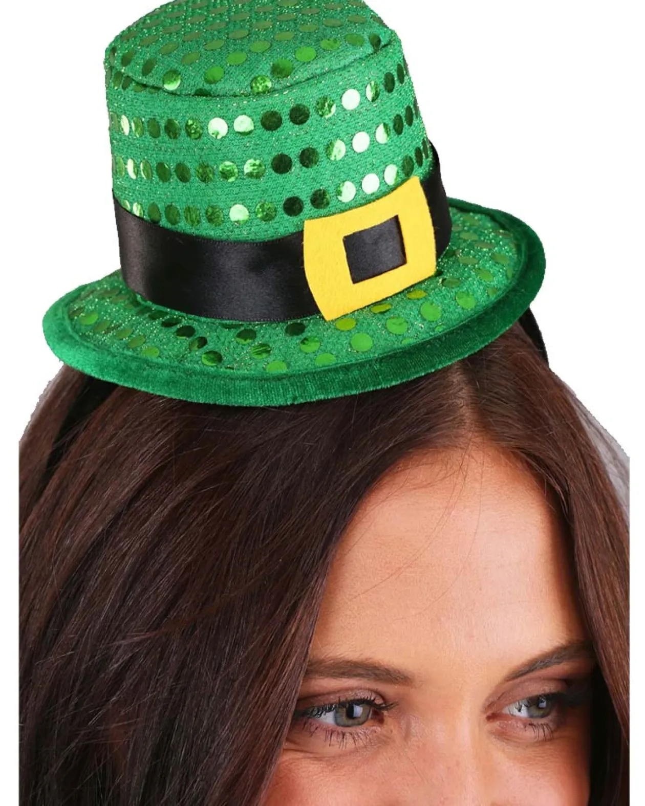 Elope Sequin Mini Leprechaun Hat Headband Clearance