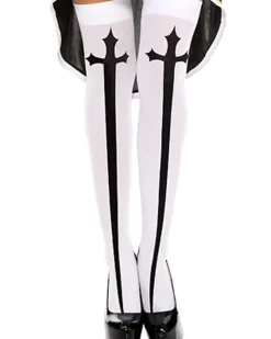 Music Legs Sinfully Hot Nun Womens Costume Best
