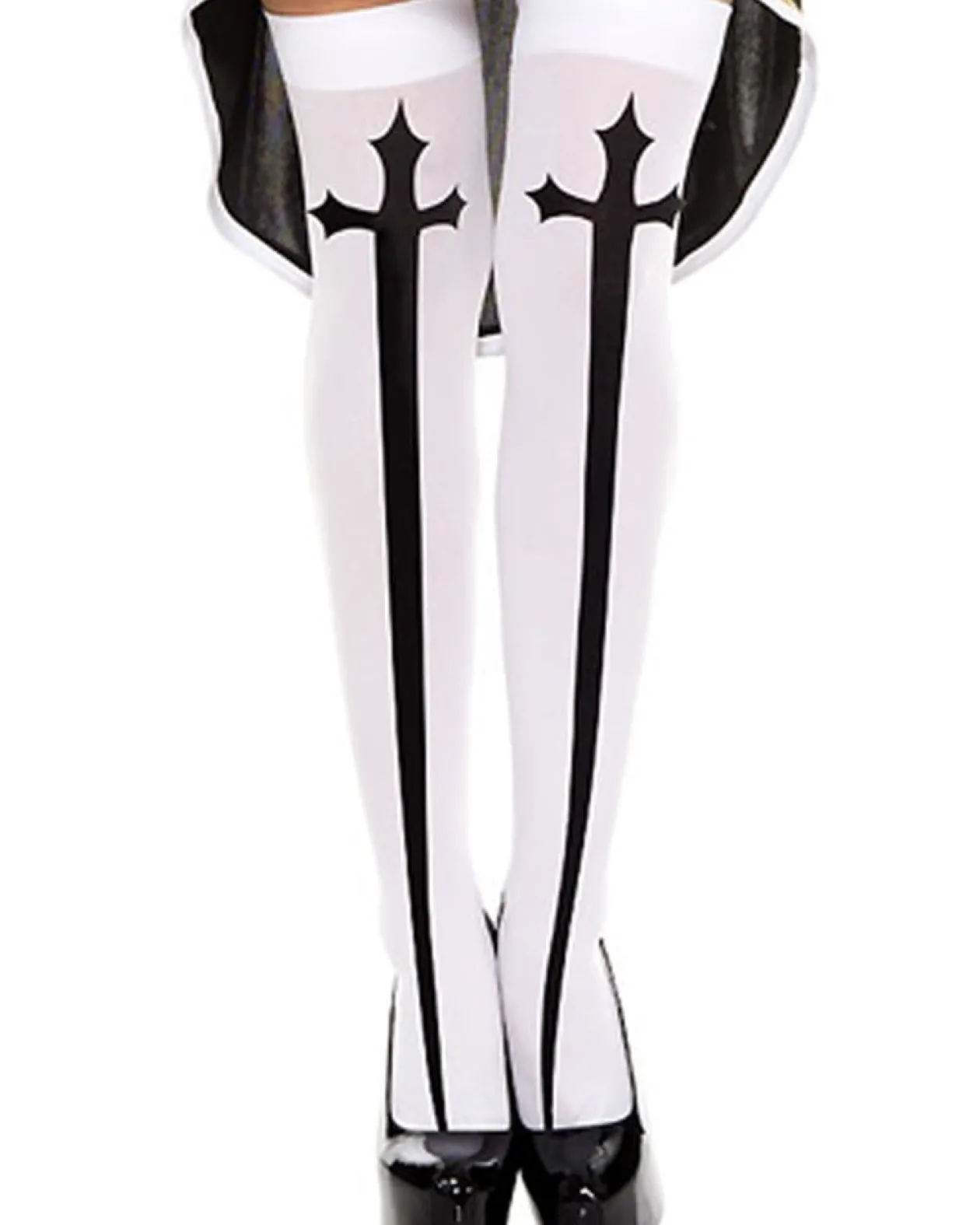 Music Legs Sinfully Hot Nun Womens Costume Best