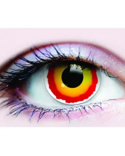 Tomfoolery Sith Primal 14Mm Orange And Red Contact Lenses New