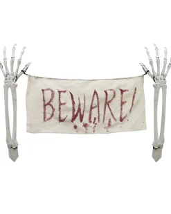 Uncle Bills Skeleton Arm Garden Stakes With Banner 70Cm Online