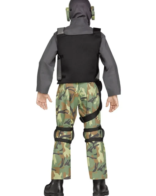 Fun World Skull Soldier Boys Costume Hot