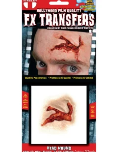 Tinsley Transfers Small Head Wound Fx Transfer Tattoo Hot