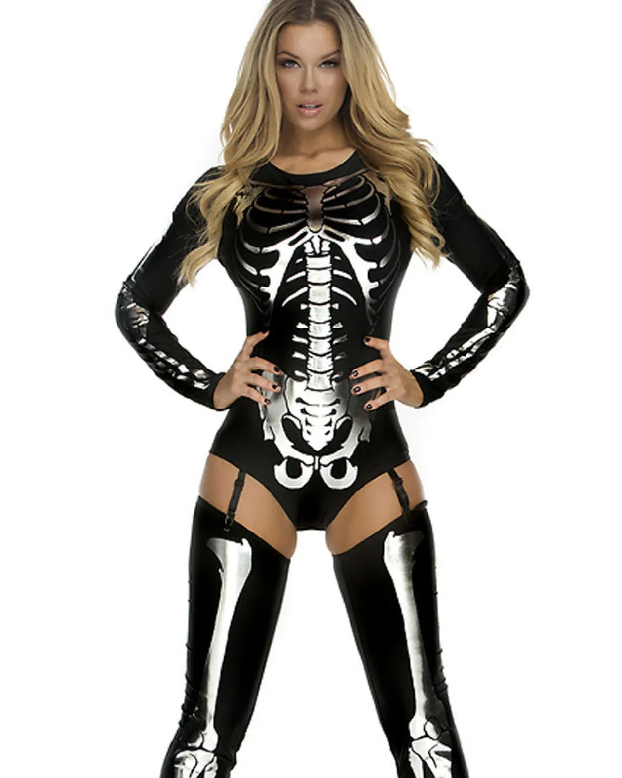 Forplay Snazzy Skeleton Womens Costume Discount