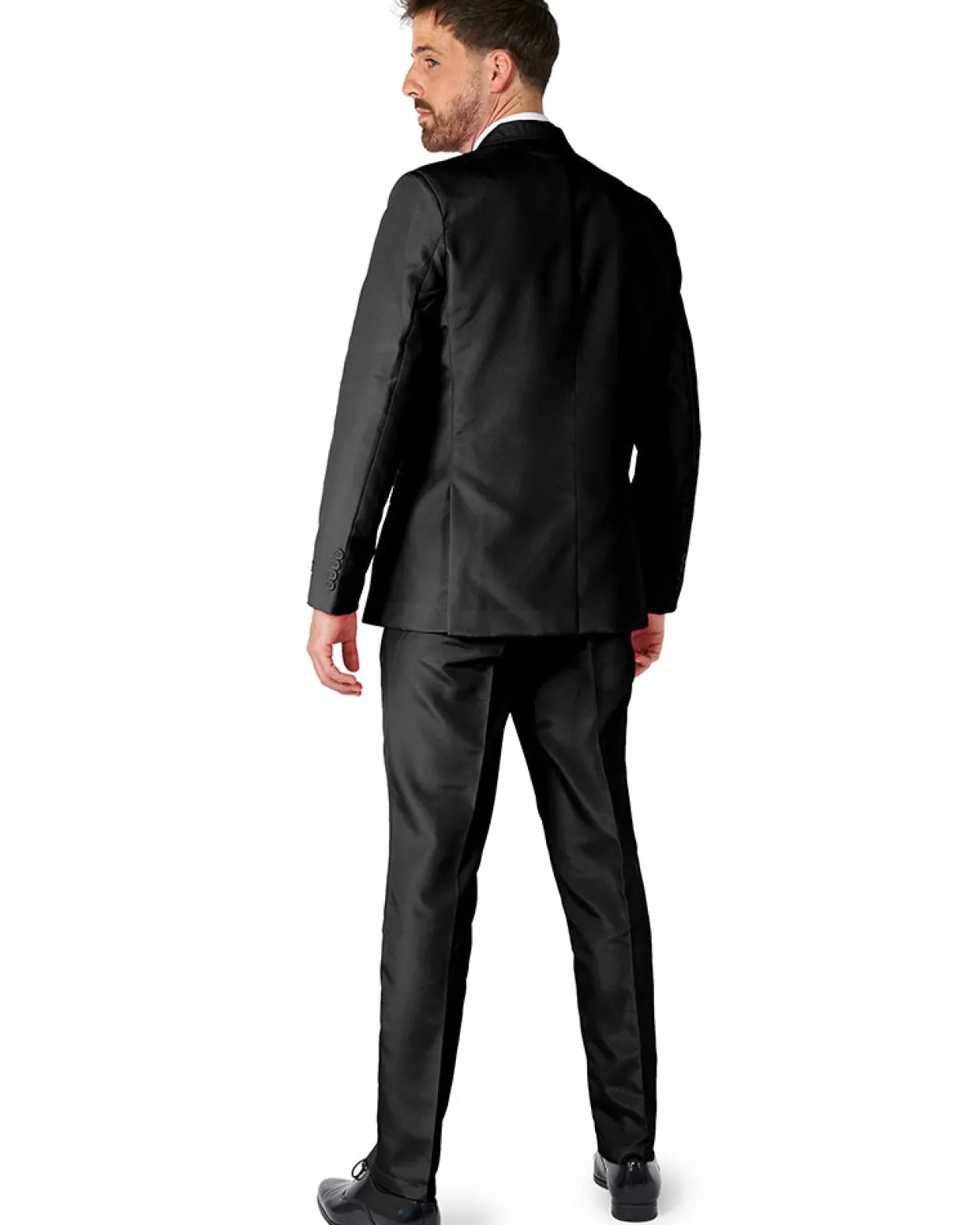 Opposuits Solid Black Mens Suitmeister Discount
