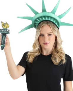 Elope Statue Of Liberty Headband And Torch Set Fashion