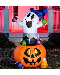 Joyin Tall Candy Ghost Lawn Inflatable 1.5M Store