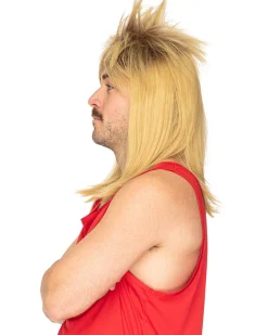 * The Cappa 80S Deluxe Super Mullet Wig Best Sale