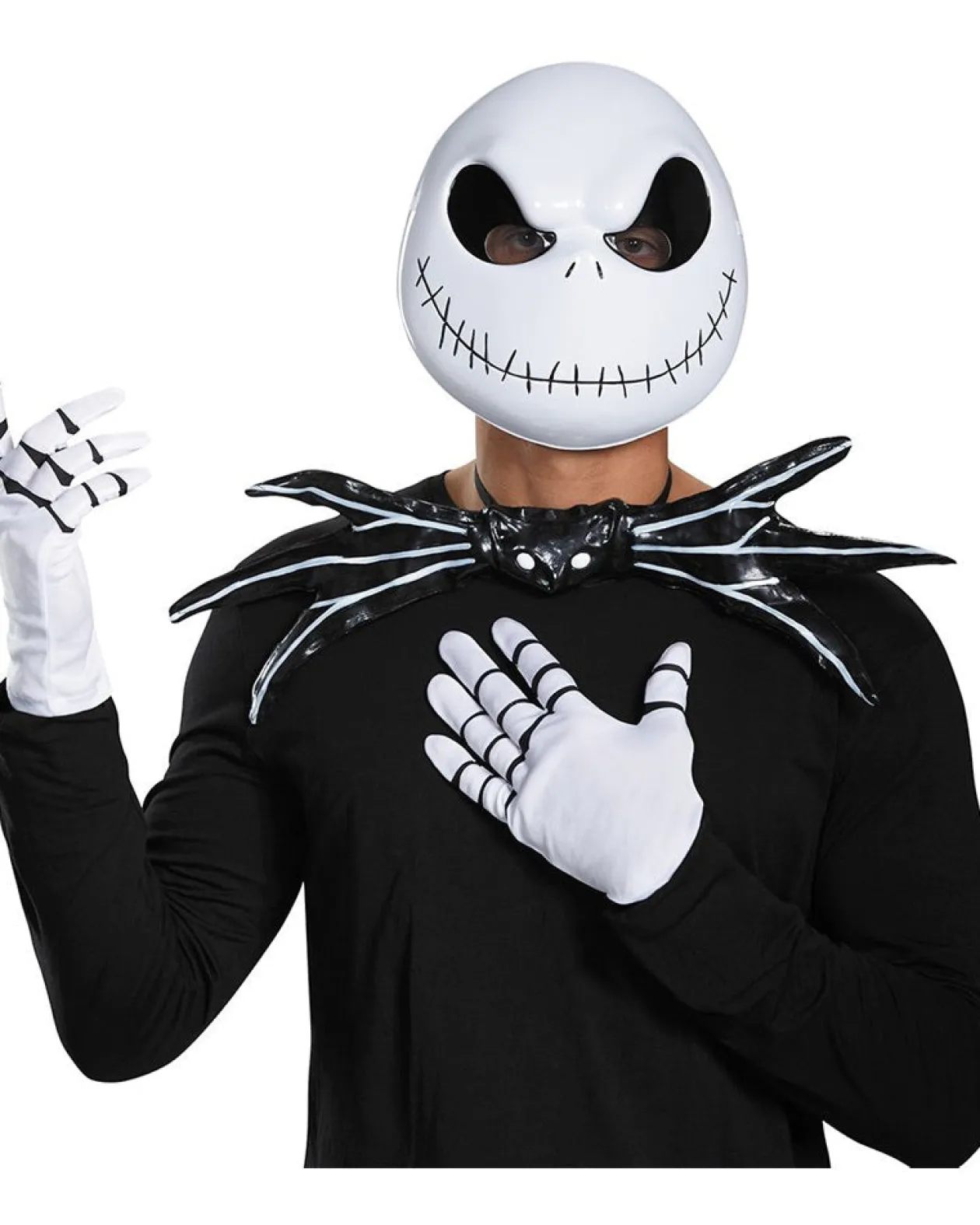 Disguise The Nightmare Before Christmas Jack Skellington Mask Bowtie And Gloves Set Sale