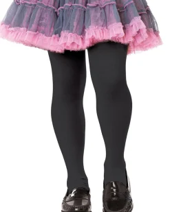 Leg Avenue Thick Black Opaque Girls Tights Shop