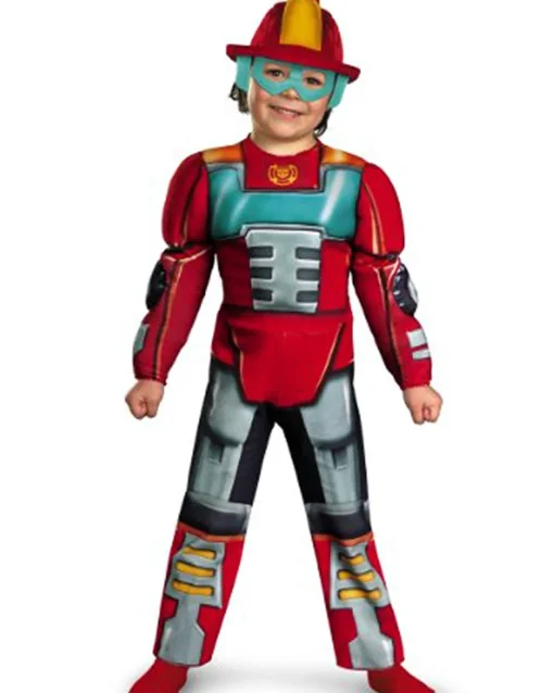 Disguise Transformers Heatwave Rescue Bot Muscle Toddler Costume Outlet