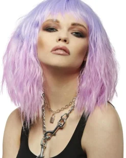 Smiffys Trash Goddess Purple Wig Cheap