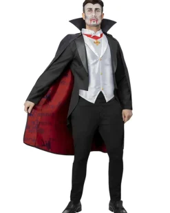 Smiffys Universal Studios Monsters Dracula Vampire Deluxe Mens Costume Flash Sale