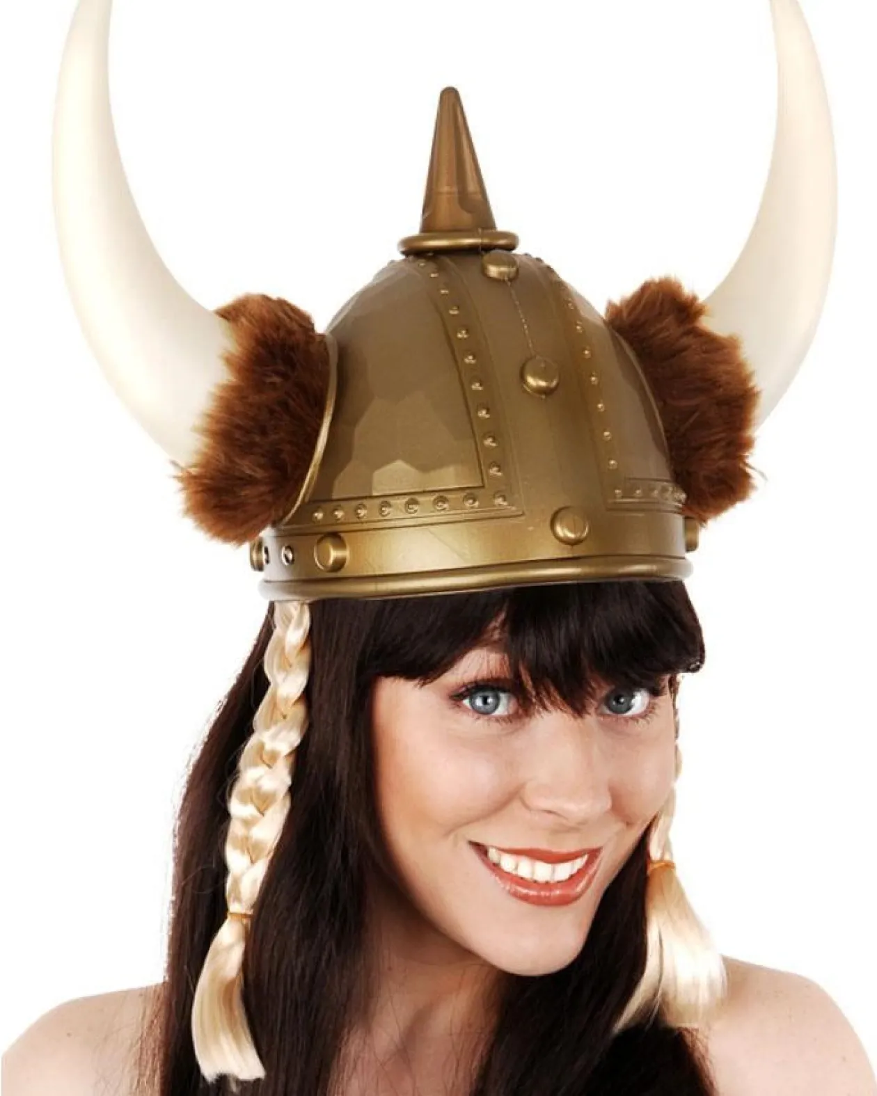 Tomfoolery Viking Helmet With Plaits Shop