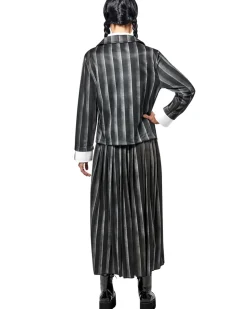 Rubies Wednesday Nevermore Academy Black Wednesday Deluxe Womens Costume Fashion