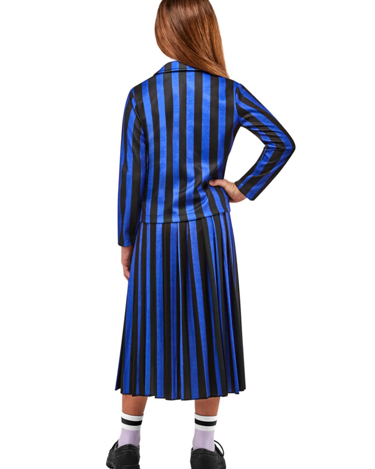 Rubies Wednesday Nevermore Academy Blue Enid Deluxe Girls Costume Discount