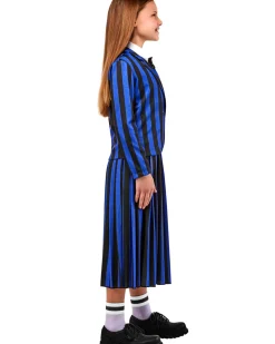 Rubies Wednesday Nevermore Academy Blue Enid Deluxe Girls Costume Discount