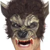 Smiffys Werewolf Face Half Mask Fashion