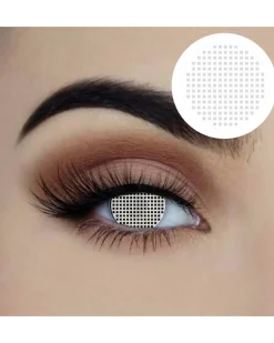Sweidas White Mesh 14Mm White Contact Lenses With Case Online
