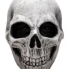 Ghoulish Productions White Skull Halloween Mask Store