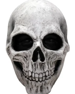 Ghoulish Productions White Skull Halloween Mask Store