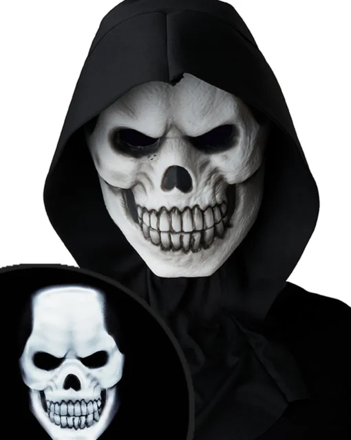 California Costumes White Skull Light Up Mask Outlet