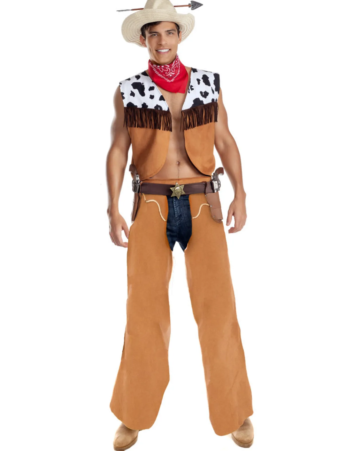Party King Wild West Hunk Mens Costume Fashion